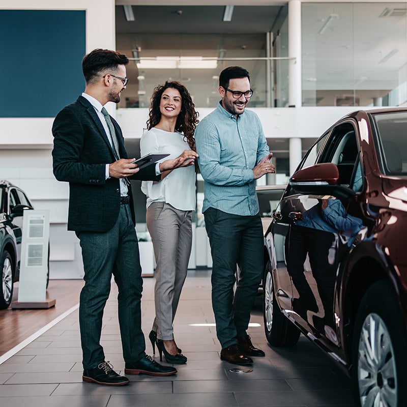 Ed Morse Chevrolet North California MO in California MO customers looking at new cars
