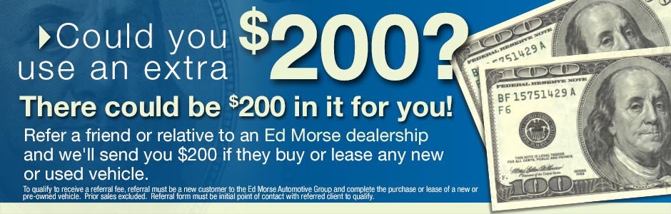 Ed Morse Chevrolet North California MO in California MO referral banner advertisement