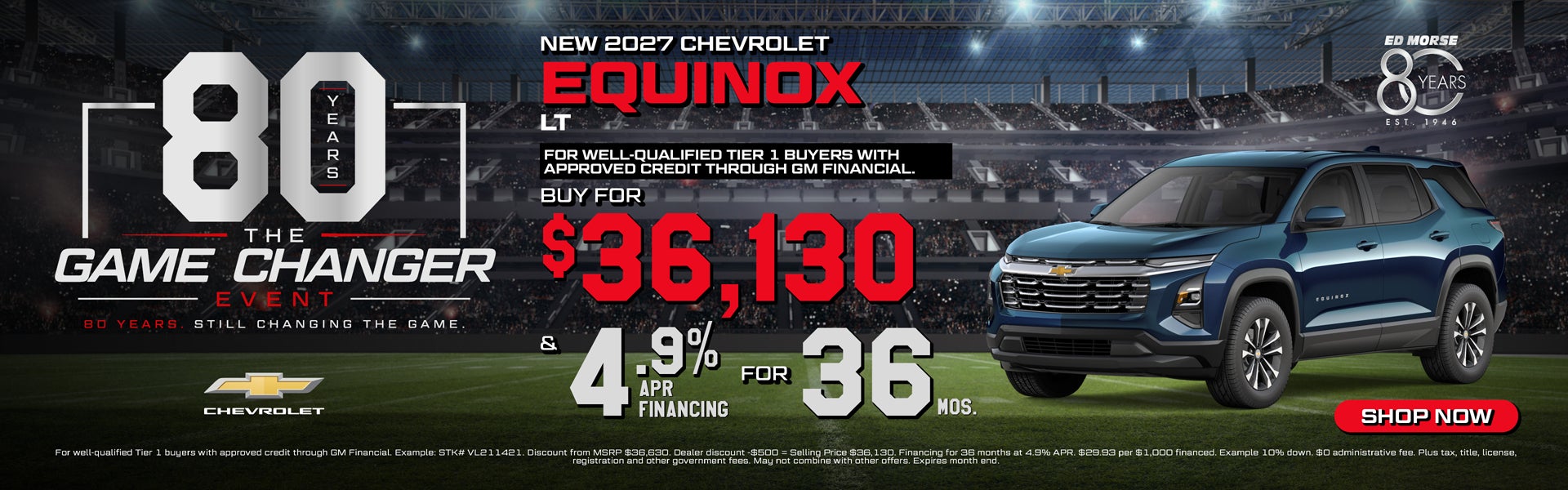 New 2027 Chevrolet  Equinox LT